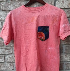 Custom galaxy tye dye pocket tee